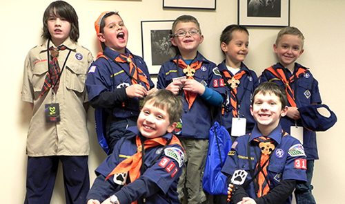 Boy Scouts visit Suntex Int. Inc.