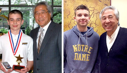 In 2010 and in 2018 - James O'Shea and Robert Sun