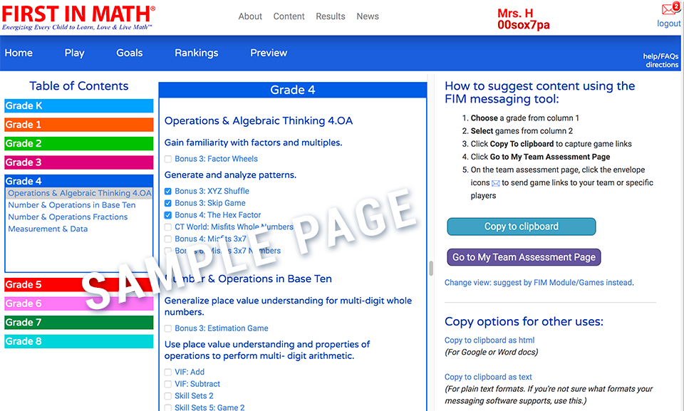 The 'click' factor, Learning Module